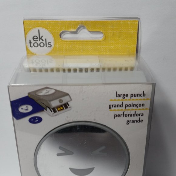 ek Tools Craft Paper Punch Smiley Face Emoji - Picture 2 of 8